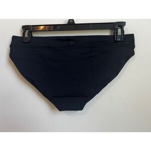Prana Summer‎ Wave Bottom Black Swimsuit Bikini Bottoms Womens Size L